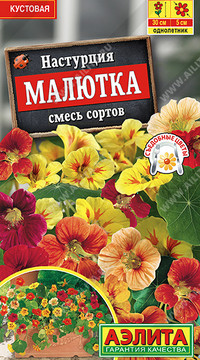 Настурция Малютка, смесь сортов