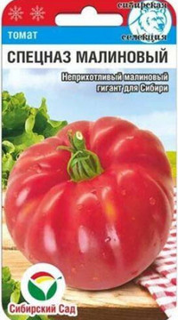 Томат Спецназ малиновый