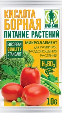 Удобрение Борная кислота, 10 грамм