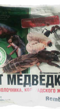 Гранулы от медведки REMBEK, 200 г
