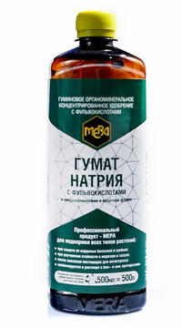 Удобрение МЕРА Гумат Натрия с фульвокислотами и микроэлементами 0,25л