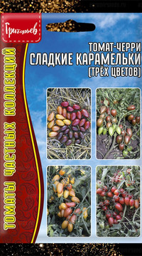Томат-черри Сладкие Карамельки (трёх цветов)