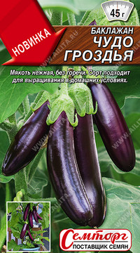 Баклажан Чудо гроздья