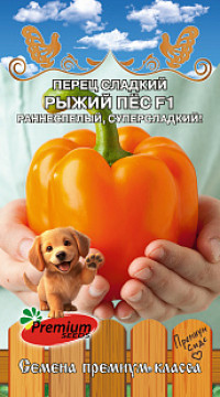 Перец сладкий Рыжий пёс F1